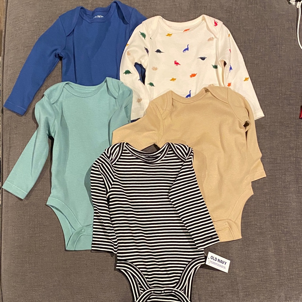 Brand New Old Navy Kids One Piece Bodysuit Set - Multicolor